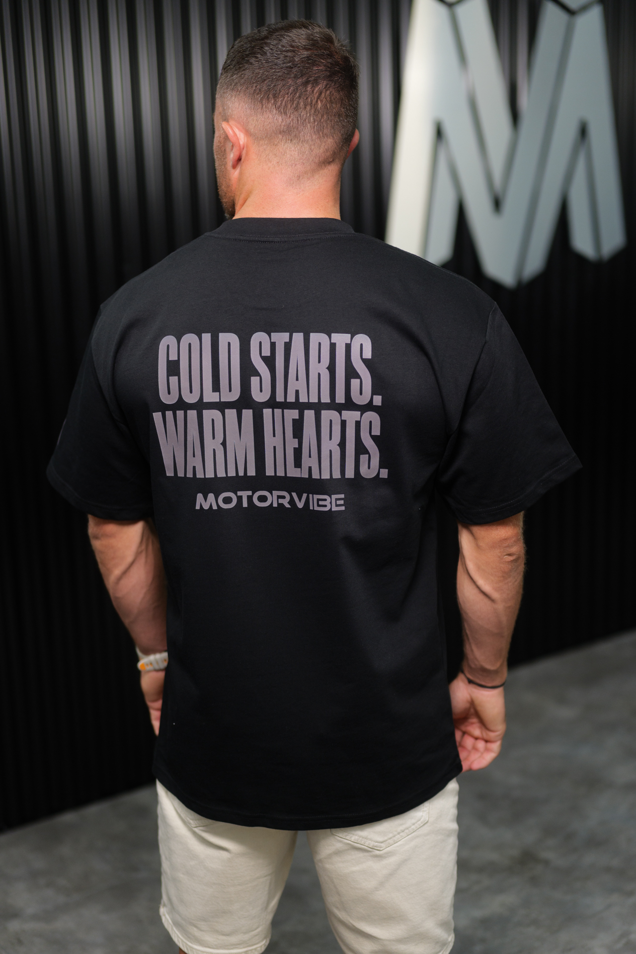 Cold Starts. Warm Hearts. — Motorvibe Supply Oversized Tee
