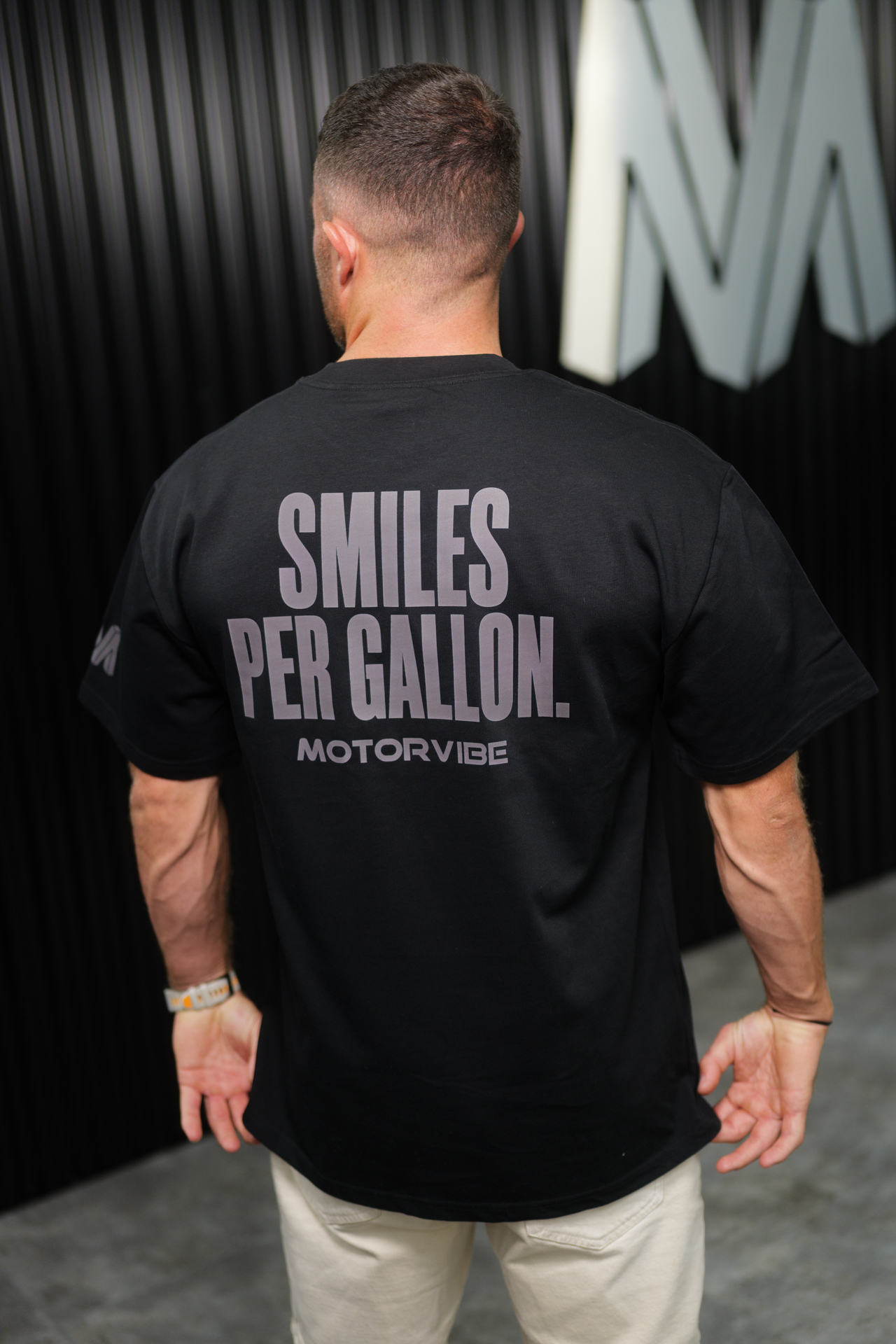 Smiles Per Gallon. — Motorvibe Supply Oversized Tee
